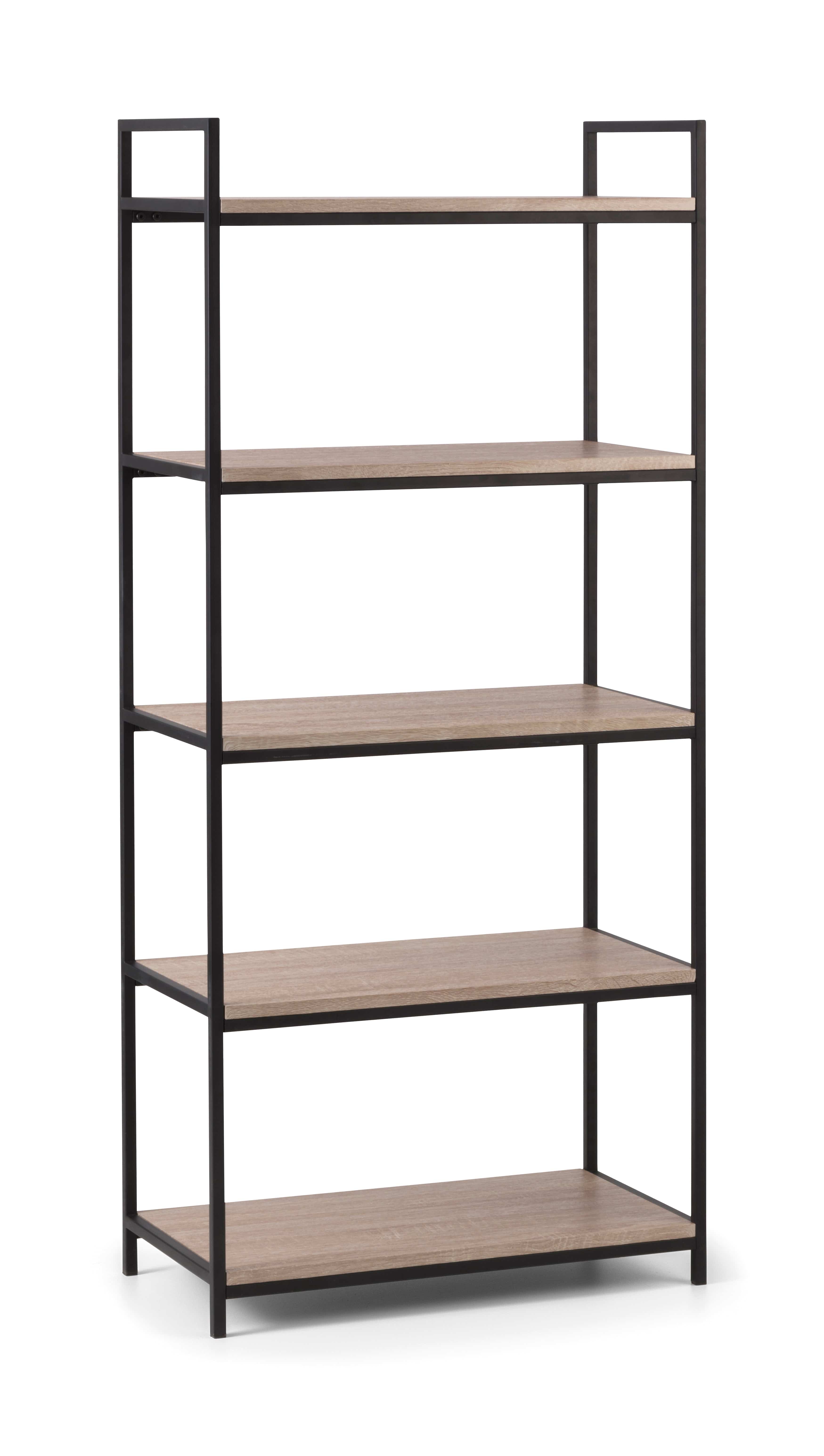 Julian Bowen Bookcase Tribeca Tall Bookcase - Sonoma Oak Bed Kings