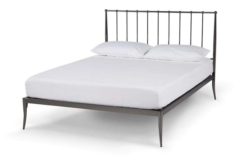 Serene Metal Bed Saturn Metal Precious Metal Bed - Black Bed Kings