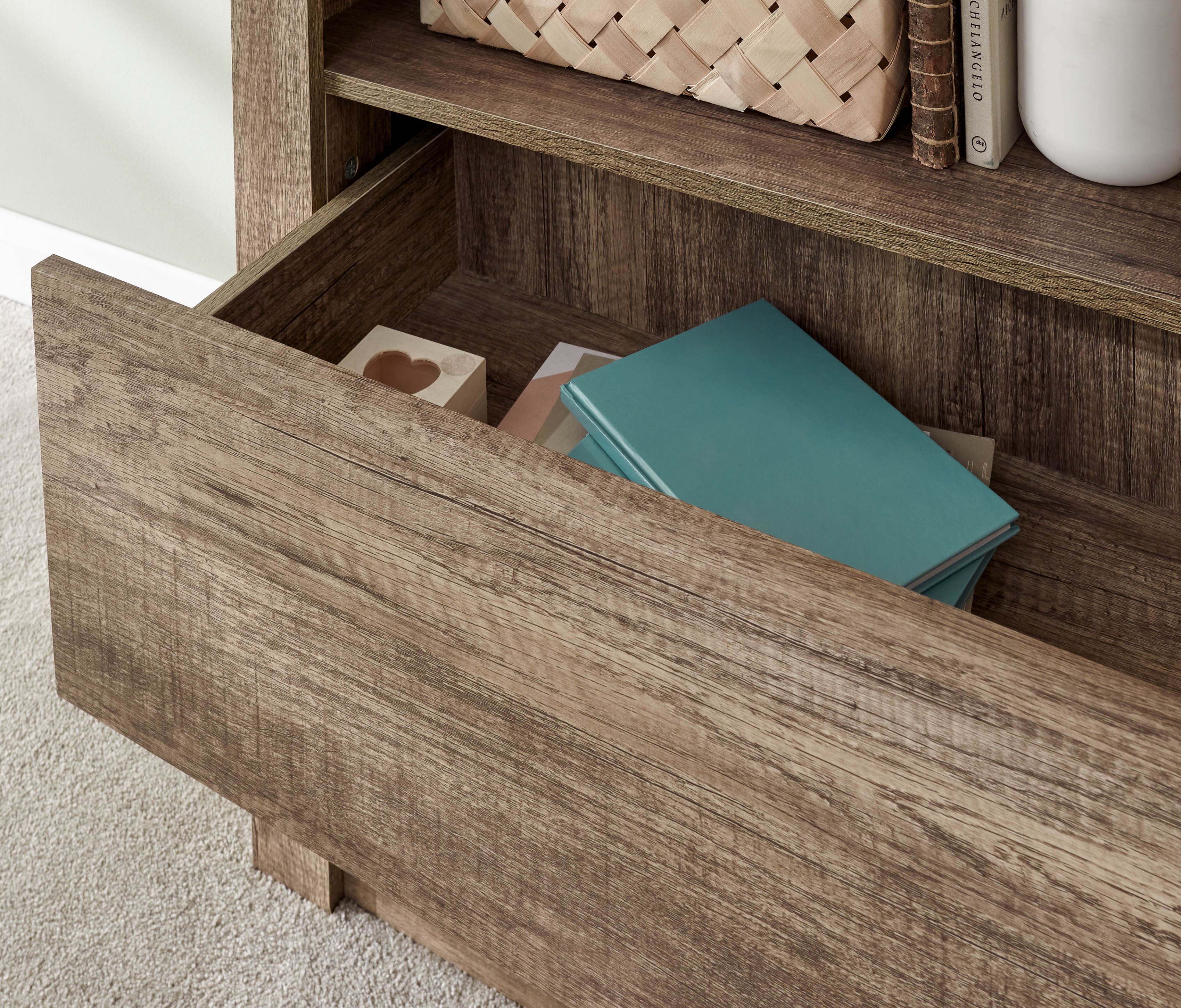 GFW Bookcase Canyon Oak Bookcase Bed Kings