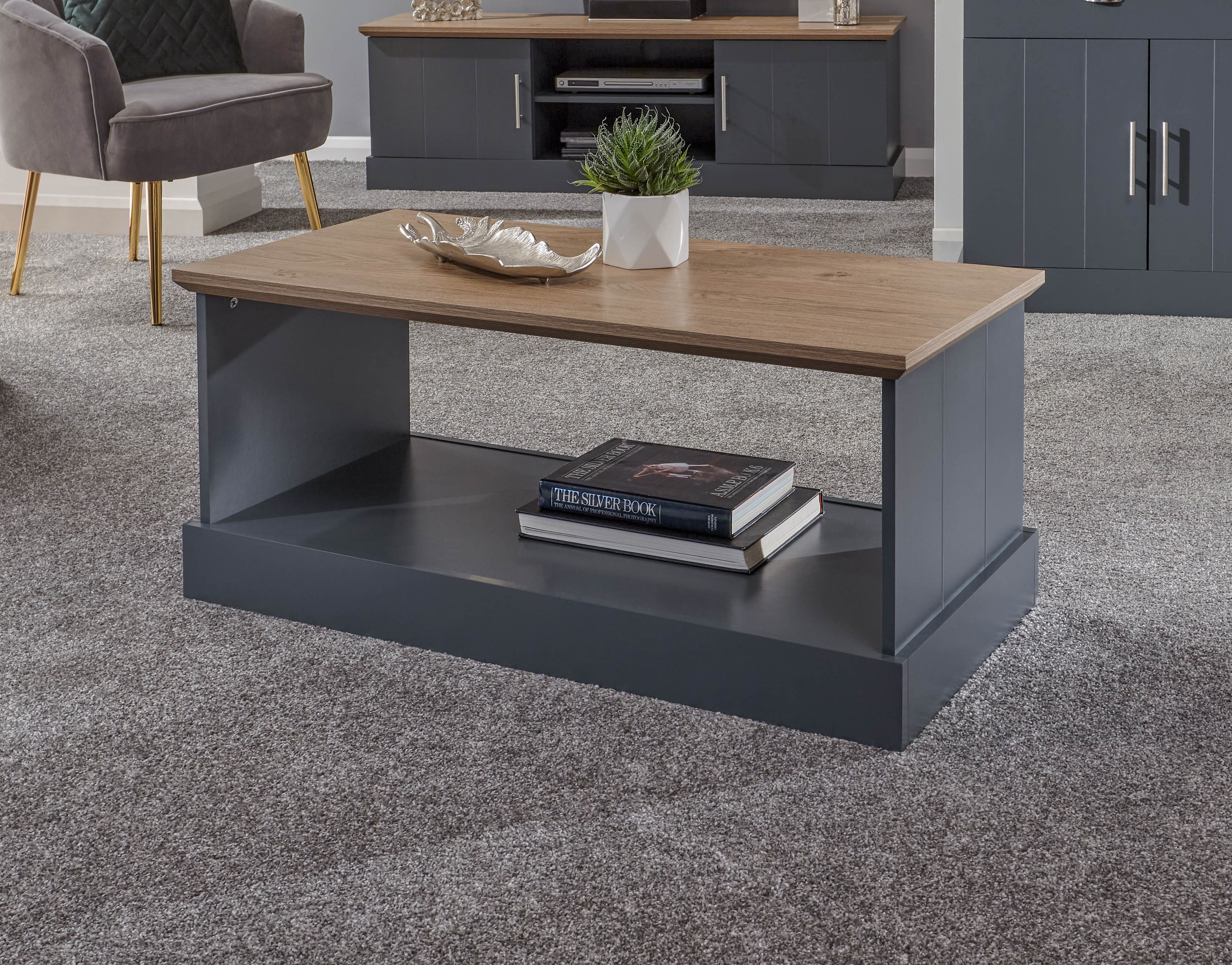 GFW Coffee Table Kendal Coffee Table Slate Blue Bed Kings