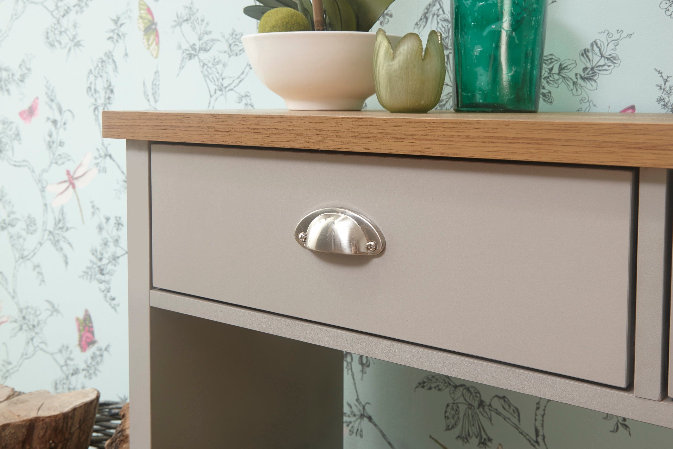 GFW Console Table Lancaster Console Hall Table Grey Bed Kings