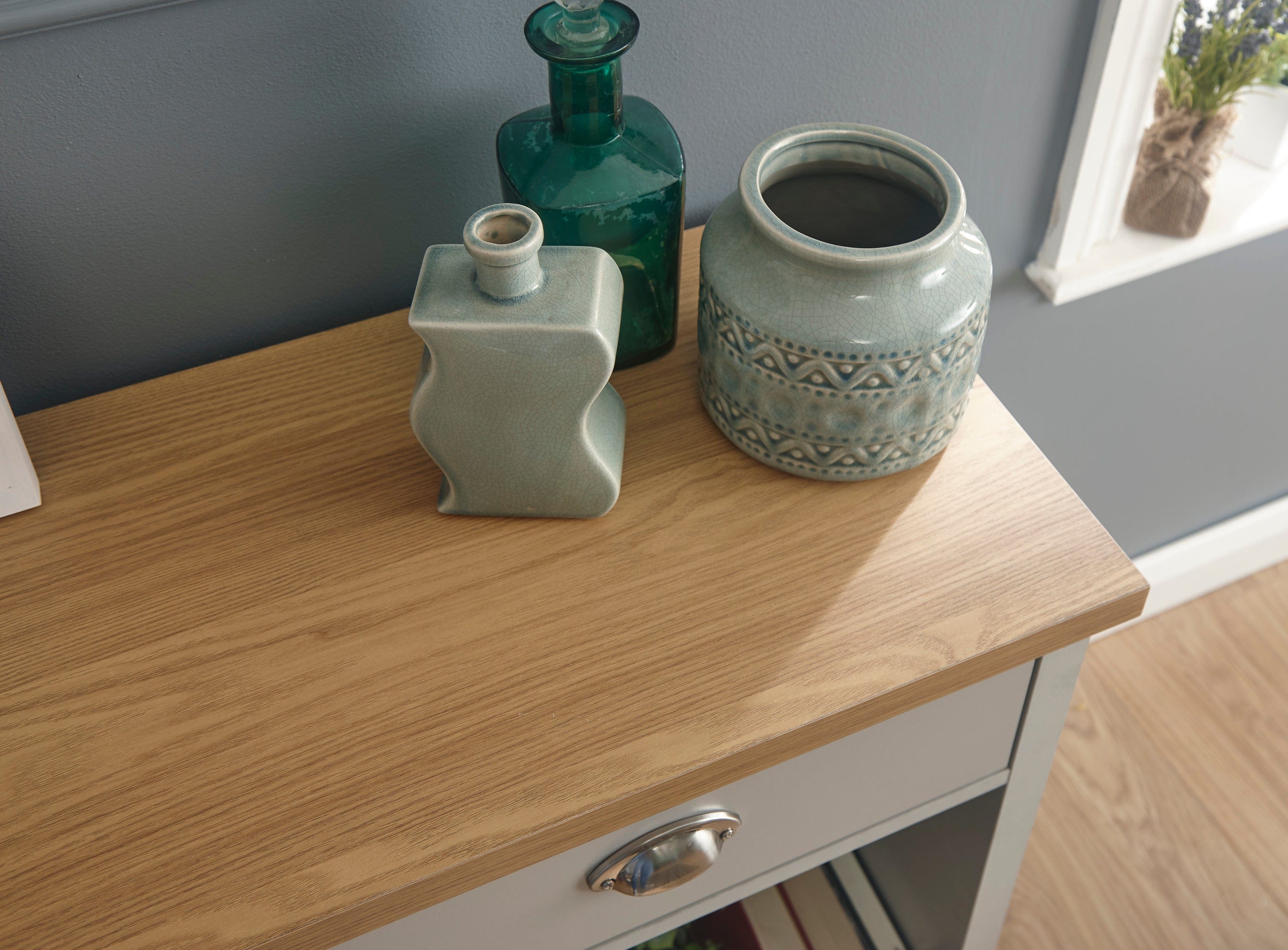 GFW Console Table Lancaster Console Hall Table Grey Bed Kings