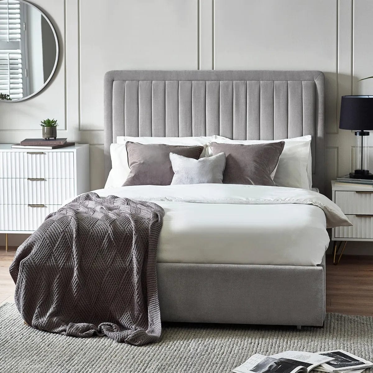 Julian Bowen Fabric Bed Savannah Bed Bed Kings