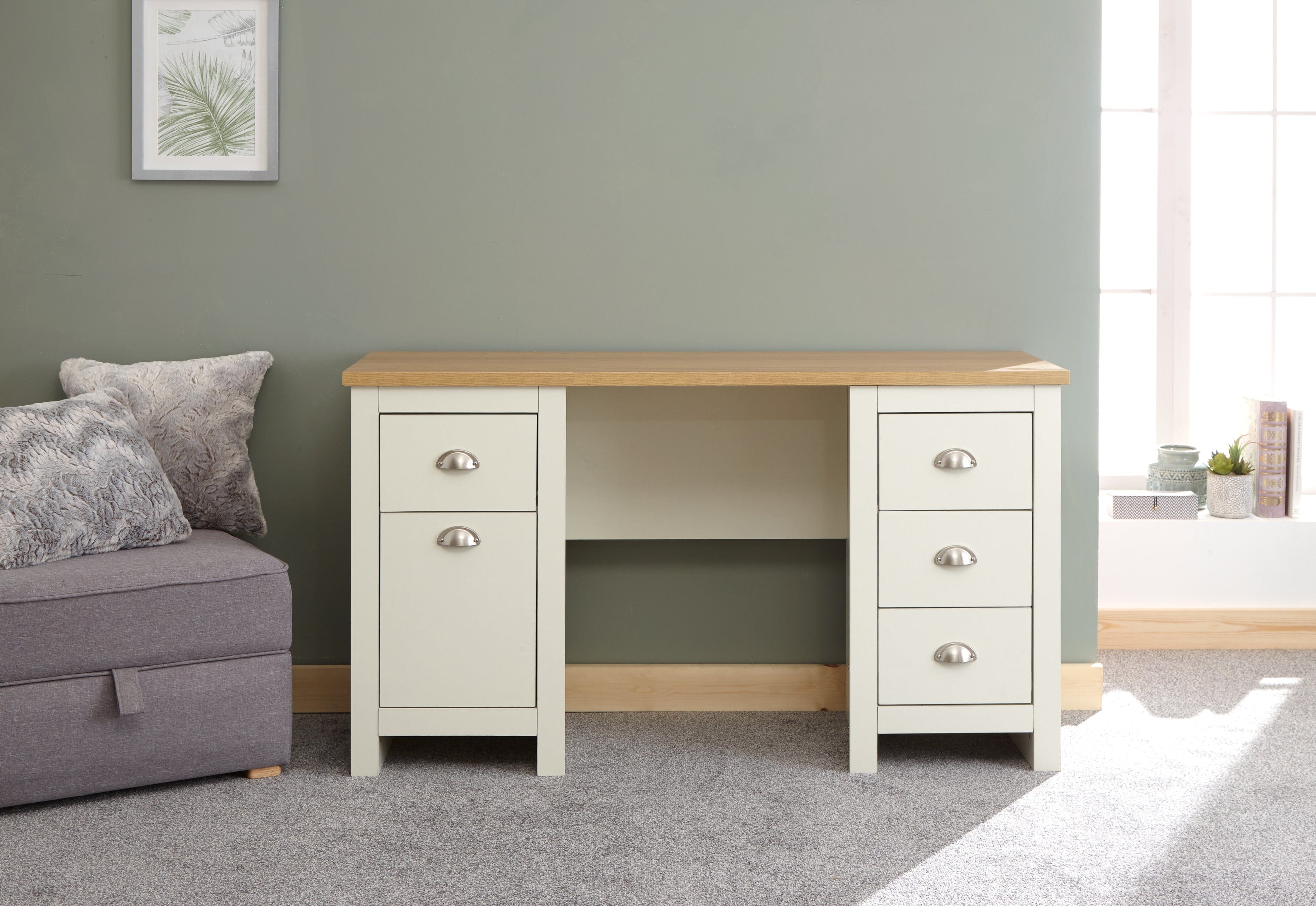 GFW Study Desk Lancaster Study Desk Cream Bed Kings