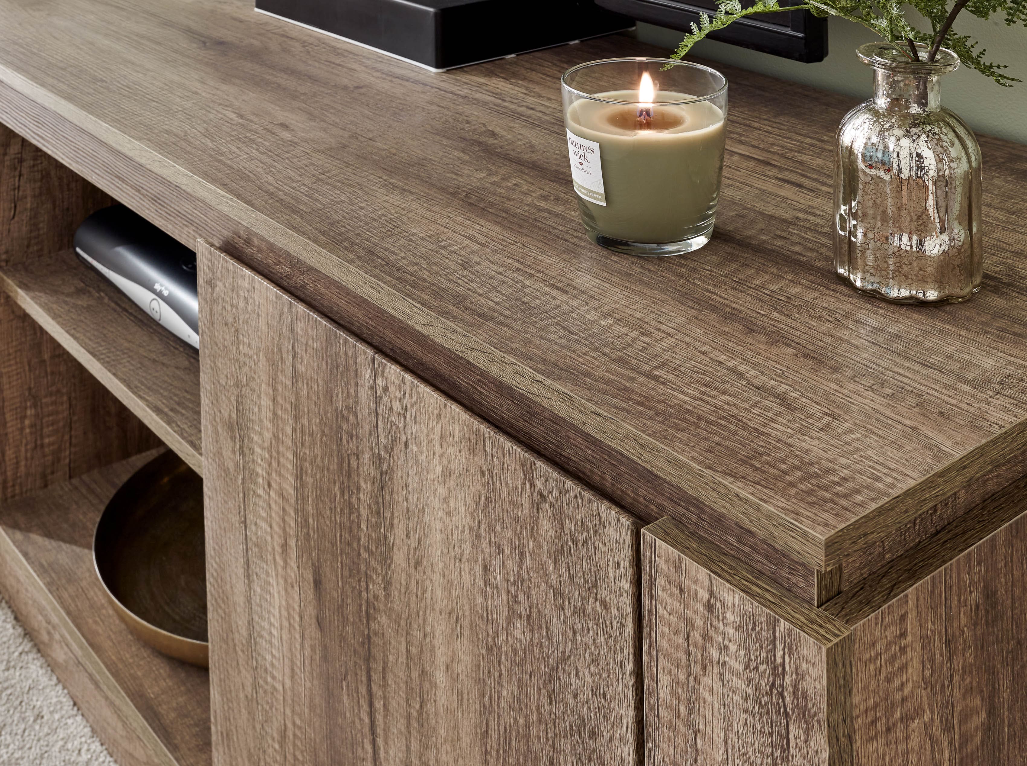 GFW TV Unit Canyon Oak TV Unit Bed Kings