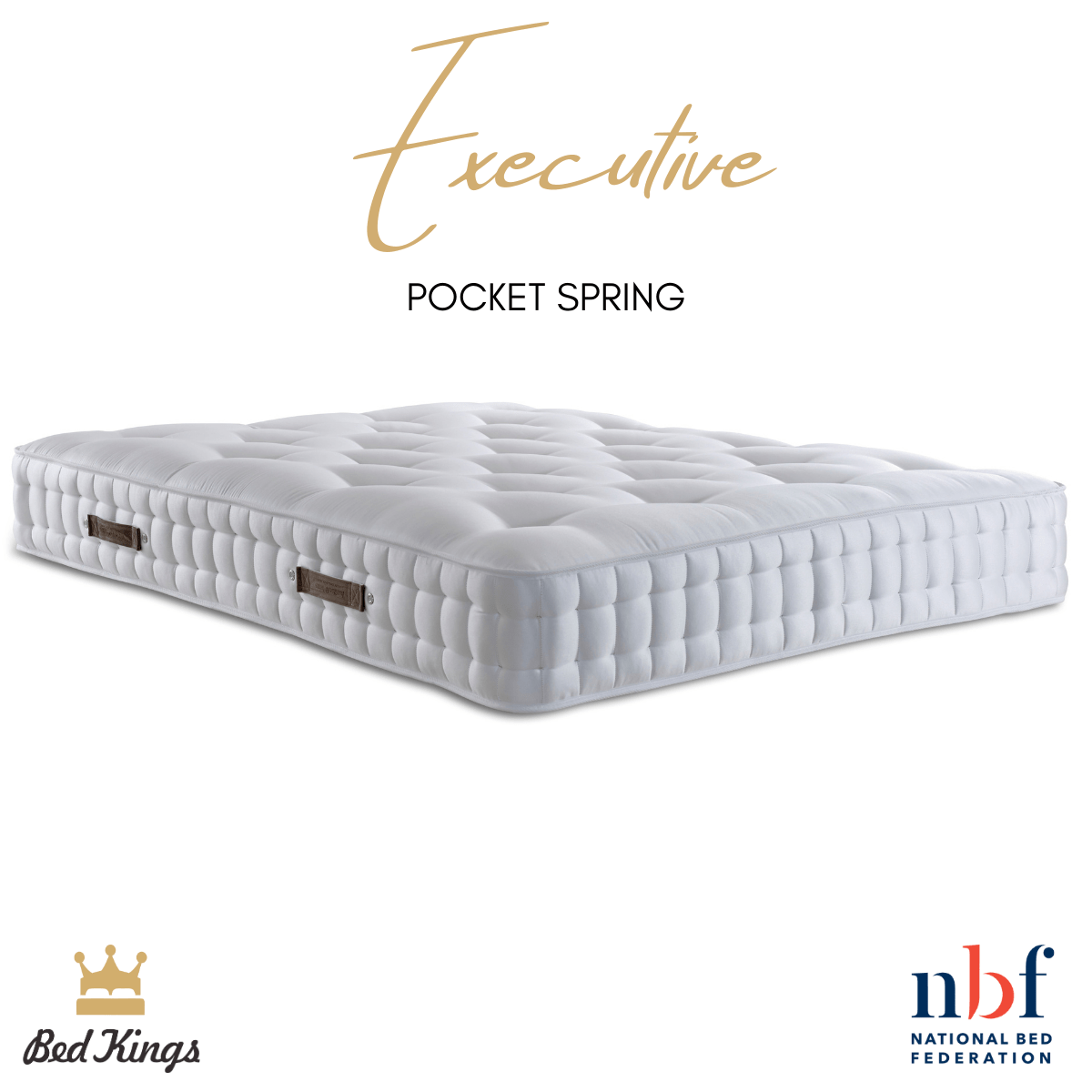 Bed Kings Mattress EXECUTIVE Pocket Spring Mattress Bed Kings